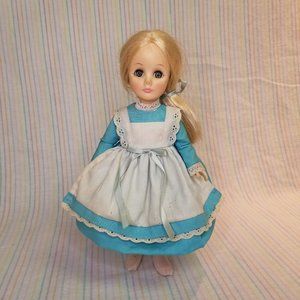 Vintage 1976 Fleischaker & Baum Effenbee Alice In Wonderland 11" Blonde Doll